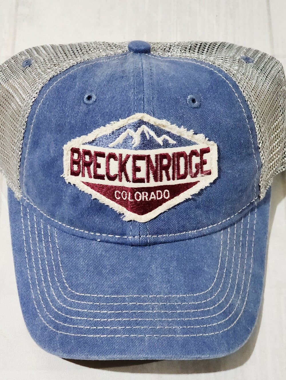 NWOT Breckenridge CO Colorado Blue 84 Trucker Hat